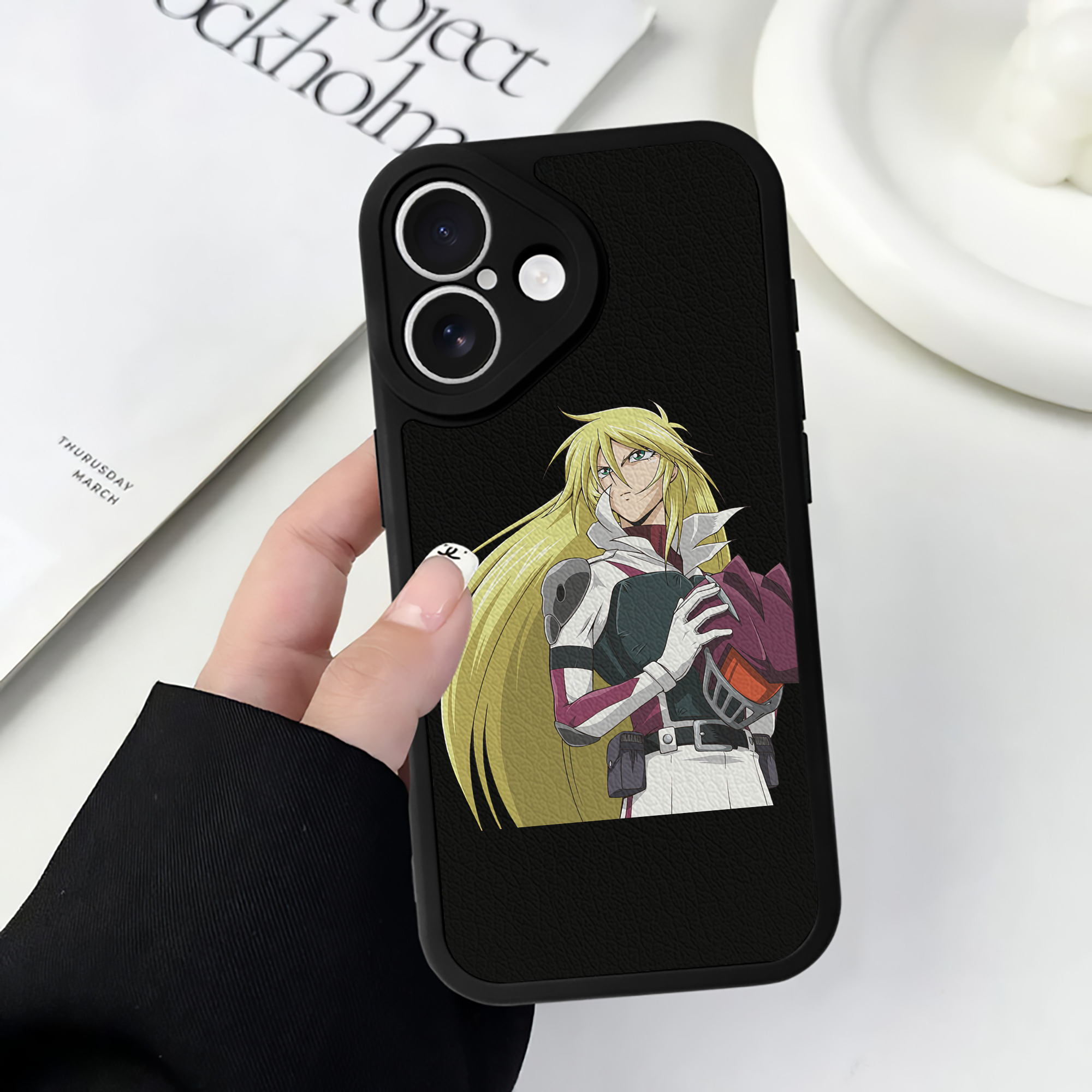 遊☆戯☆王 Yu-Gi-Oh! 【iPhone 16シリーズ対応】シリコンスマホケース（レザー調） 材質：シリコン